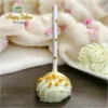 Customizable cake pops with colorful chocolate coating and decorative sprinkles