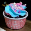 Customizable Cupcakes | Happy Delices Customizable cupcakes with colorful frosting and decorative sprinkles